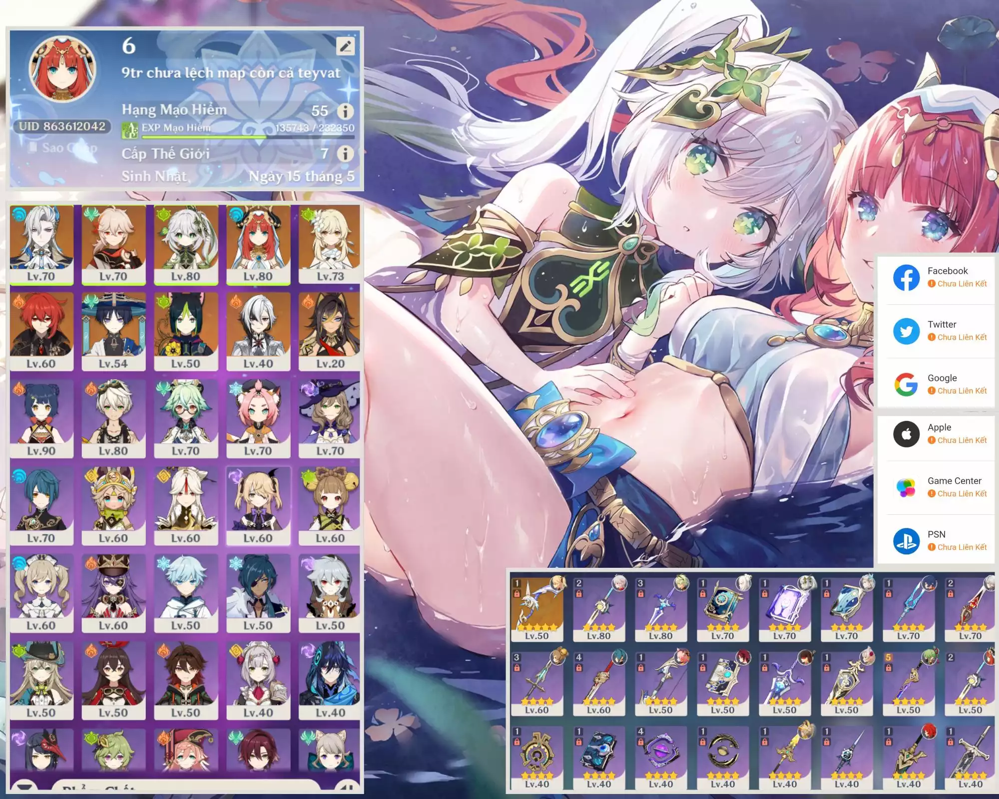 Ảnh acc Genshin